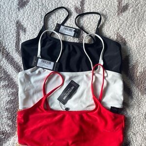 💜 PLT 3 Pack Mix & Match Scoop Bikini Top